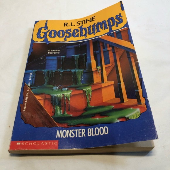 Goosebumps Monster Blood UNNUMBERED 5th Print  2nd Edition Paperback Book 1992 - Picture 9 of 10